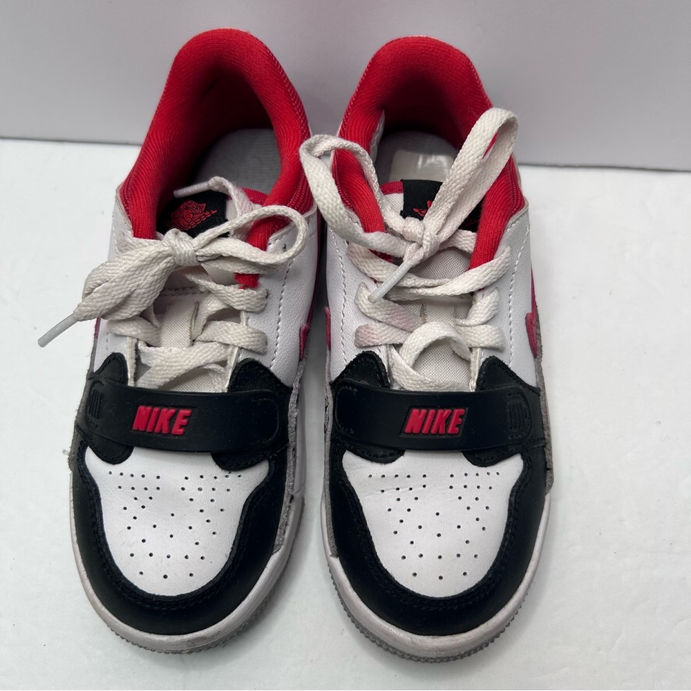 Nike AirJordan Kids' Legacy 312 White Black Red Sneakers ShoesLaced Size 11C